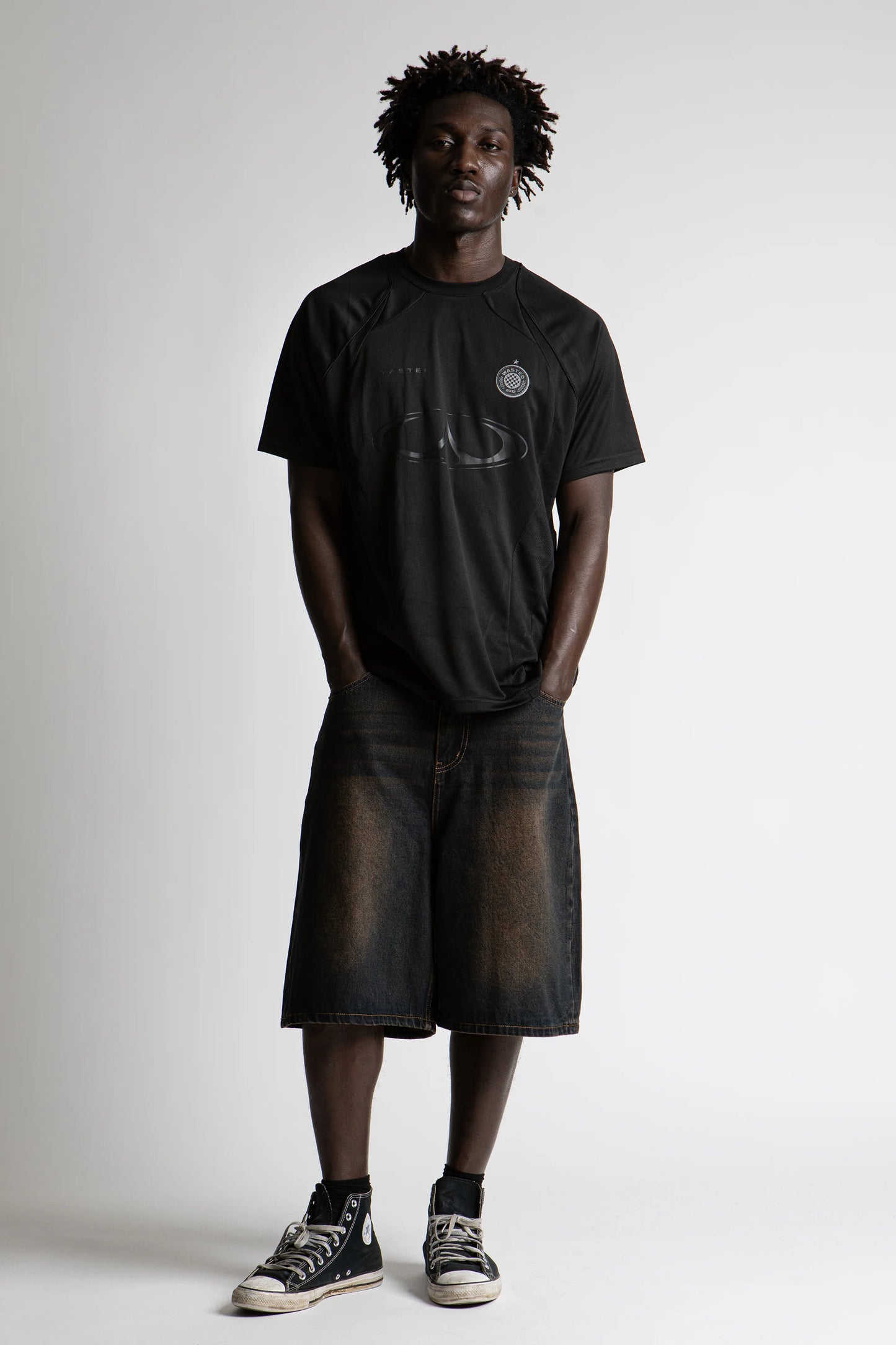 SHARP FOOTBALL JERSEY-BLACK