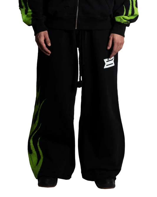 INJECTED BLACK SWEATPANTS