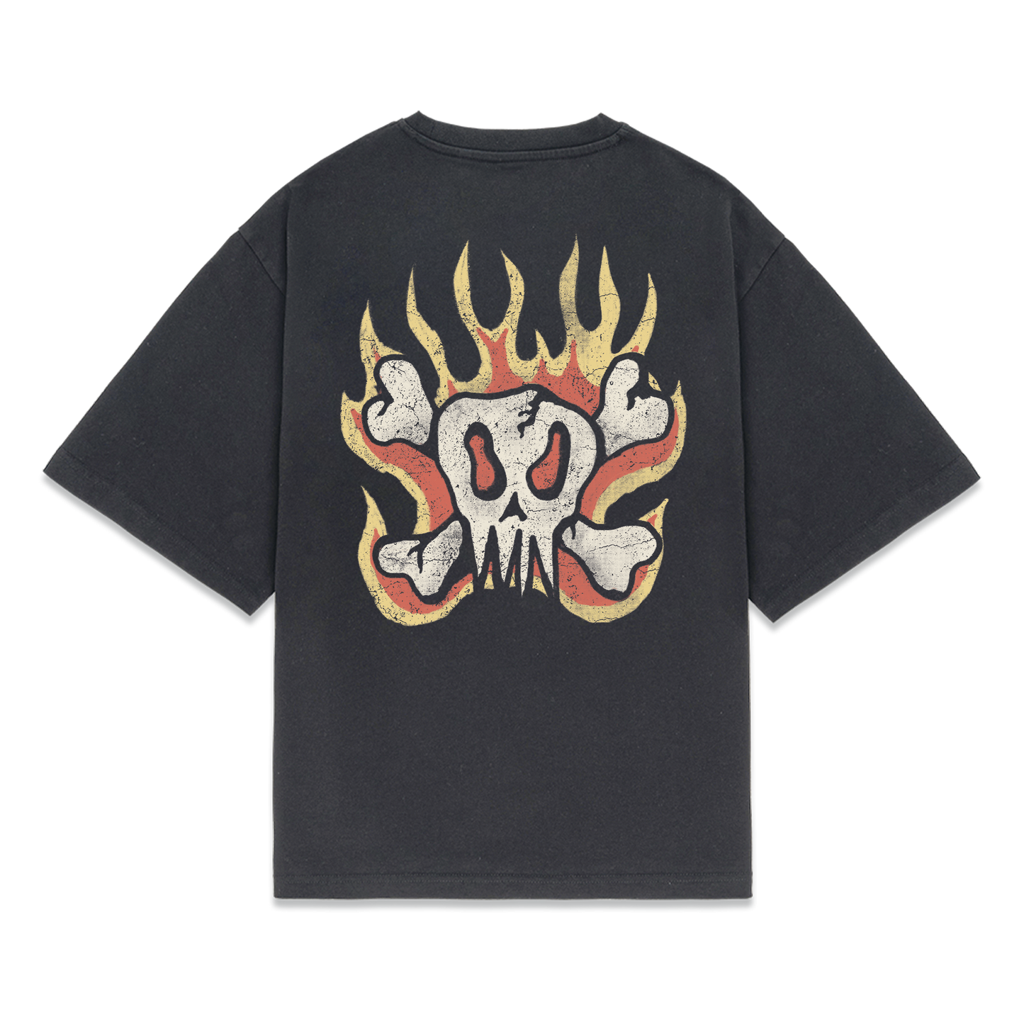 FLAME FADED TEE