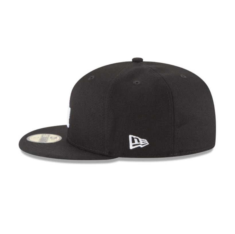 NEW ERA CAP-59FIFTY LA BLK/WHT