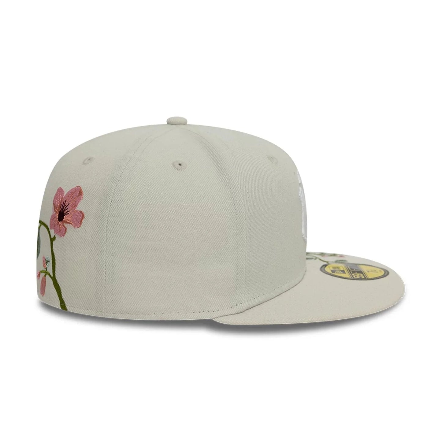 NEW ERA CAP-59FIFTY NY FLORAL-BEIGE
