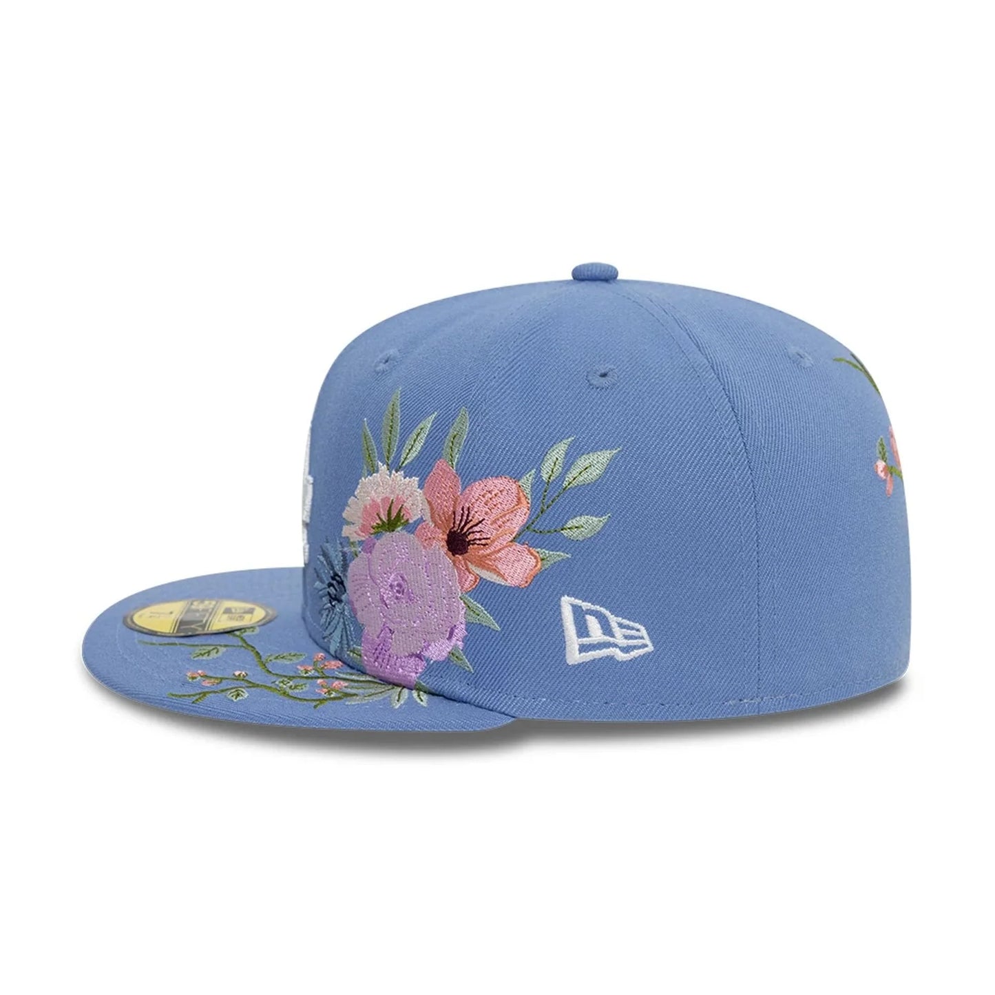 NEW ERA CAP-59FIFTY LA FLORAL-BLUE