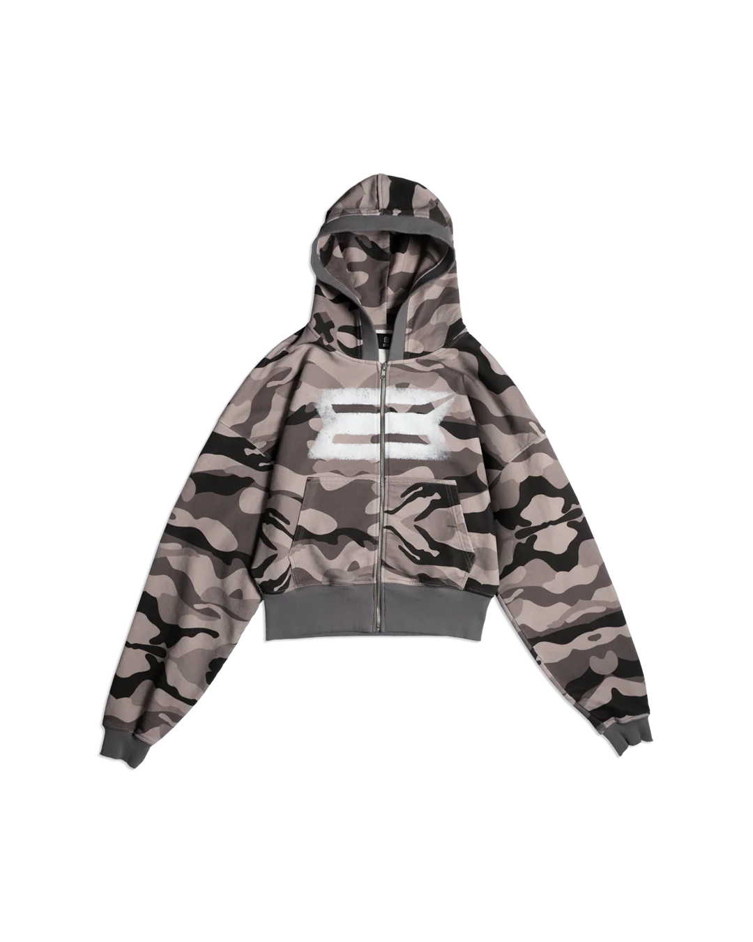 SHADOW CAMO ZIP HOODIE – MONO ALICANTE - Streetwear & Sneakers