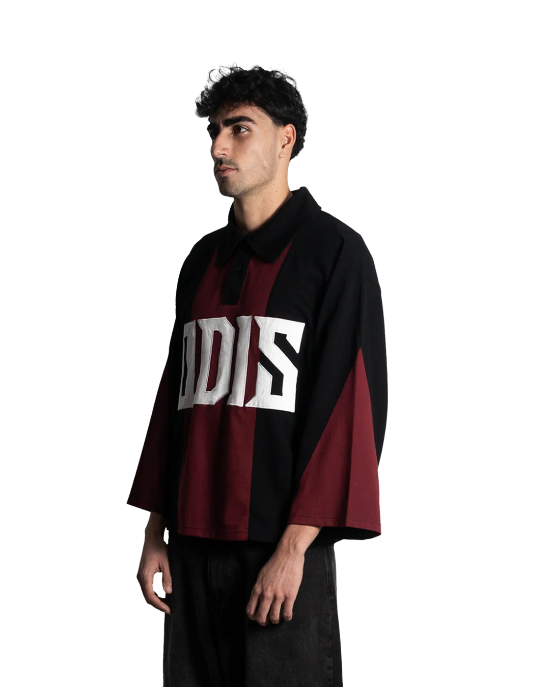 TRACKLINE LONG-SLEEVE POLO