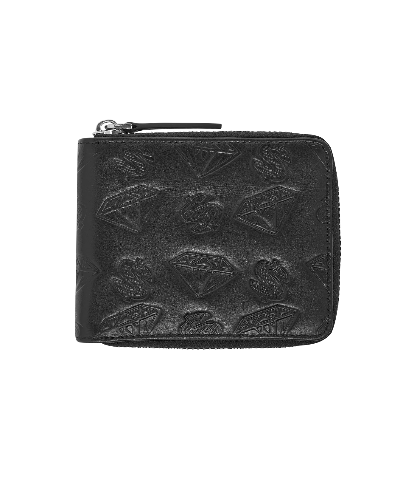 DIAMOND & DOLLARS WALLET - BLACK