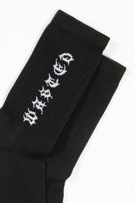 SPLINTER SOCKS-BLACK