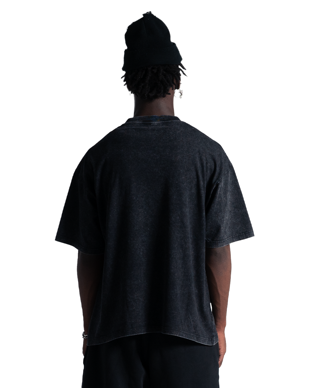 FIREMARK VINTAGE-WASHED BLACK TEE