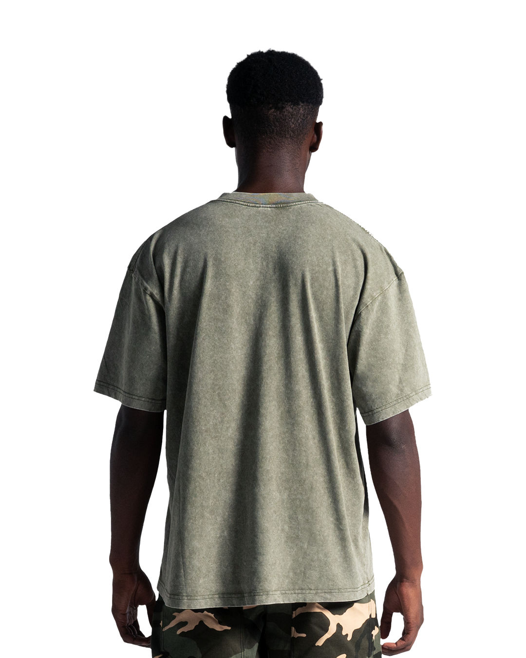FIREMARK VINTAGE-WASHED GREEN TEE