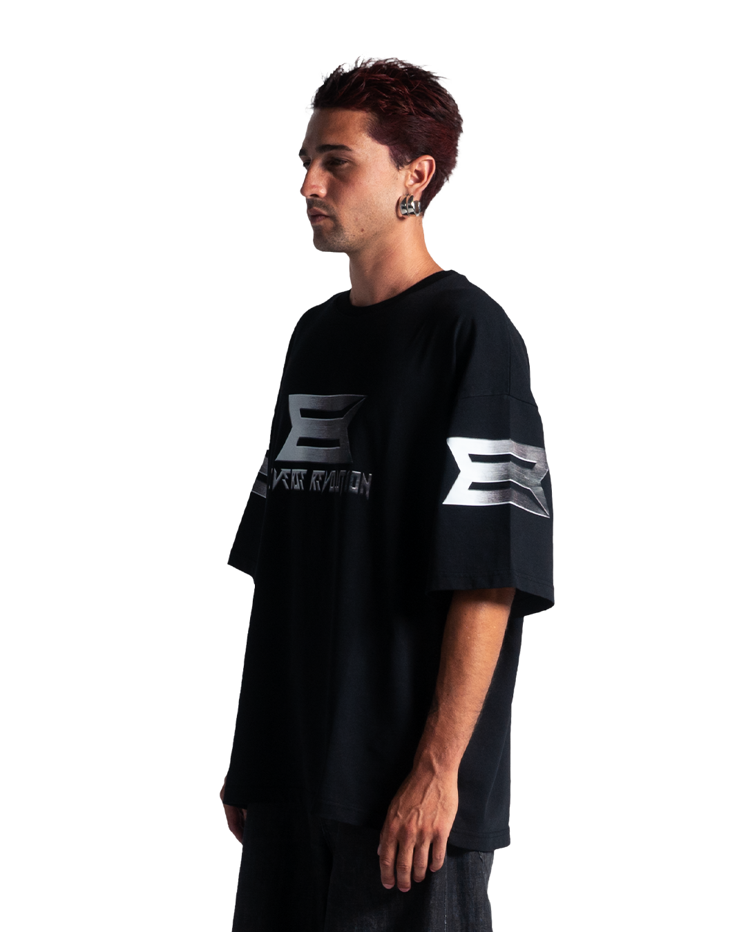 REVERSE REVOLUTION BLACK TEE