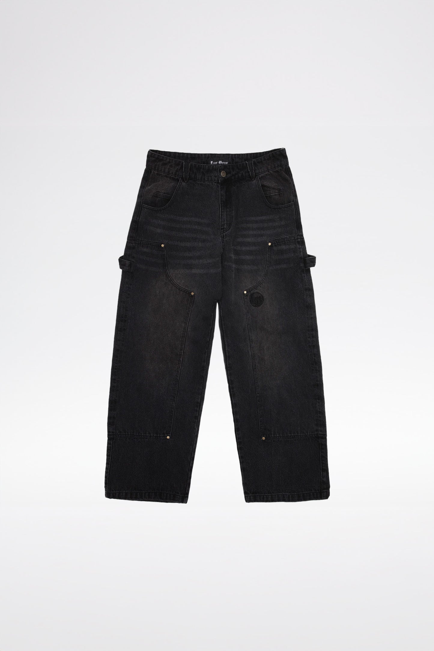 BAGGY CARPENTER - Stonewashed Black