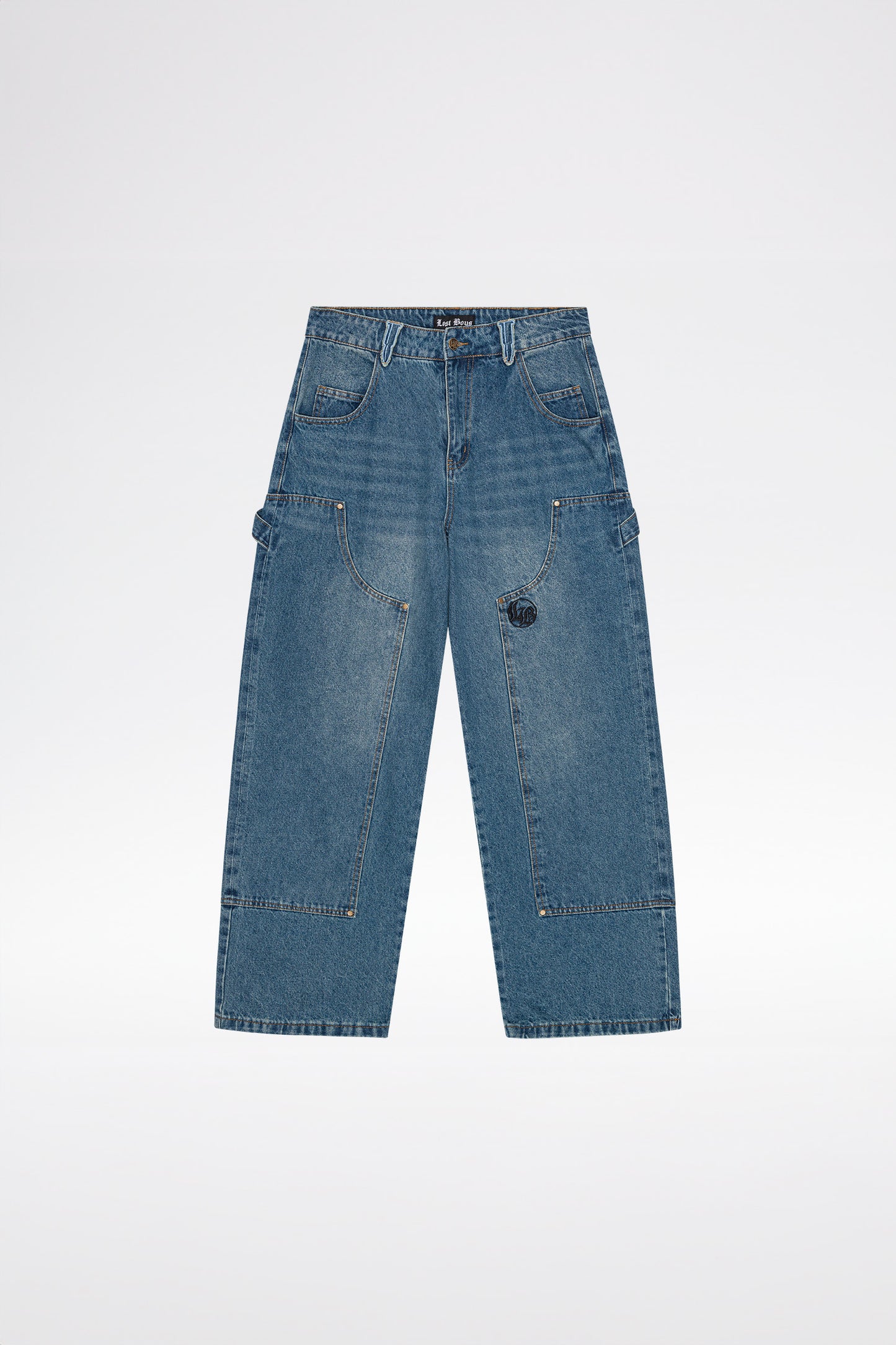 BAGGY CARPENTER - Stonewashed Blue