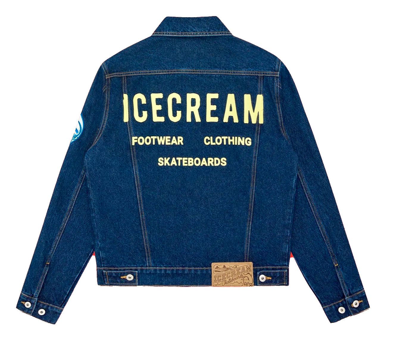 ICE CREAM COWBOY DENIM TRUCKER JACKET- INDIGO