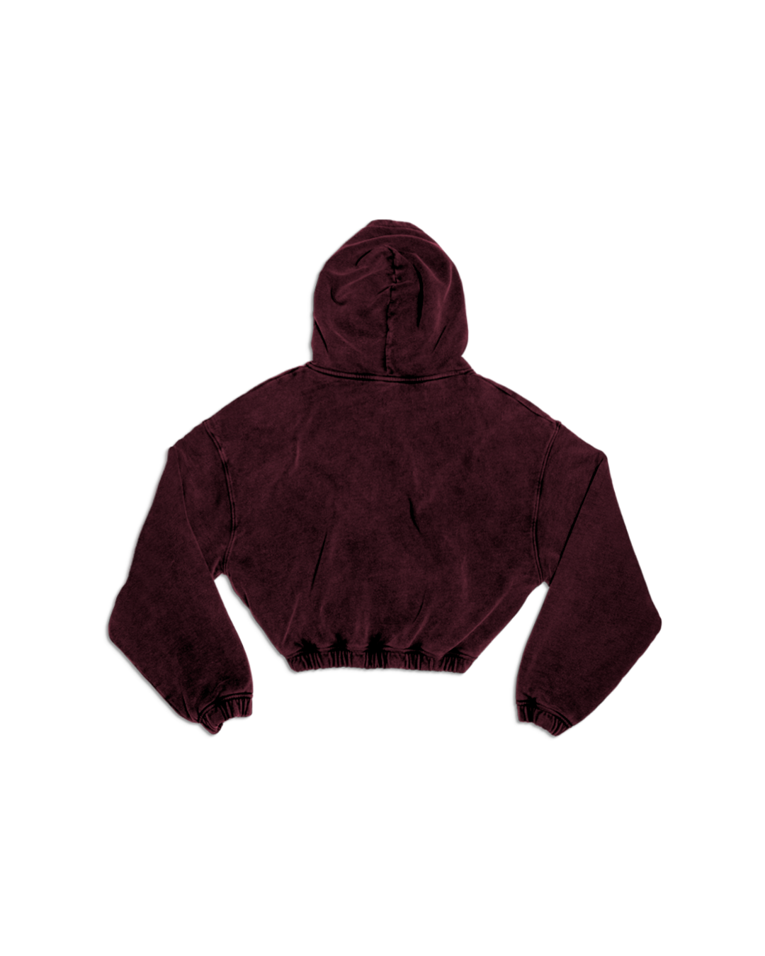 HEAVY-WEIGHT WASHED RED REVERSE LOGO HOODIE
