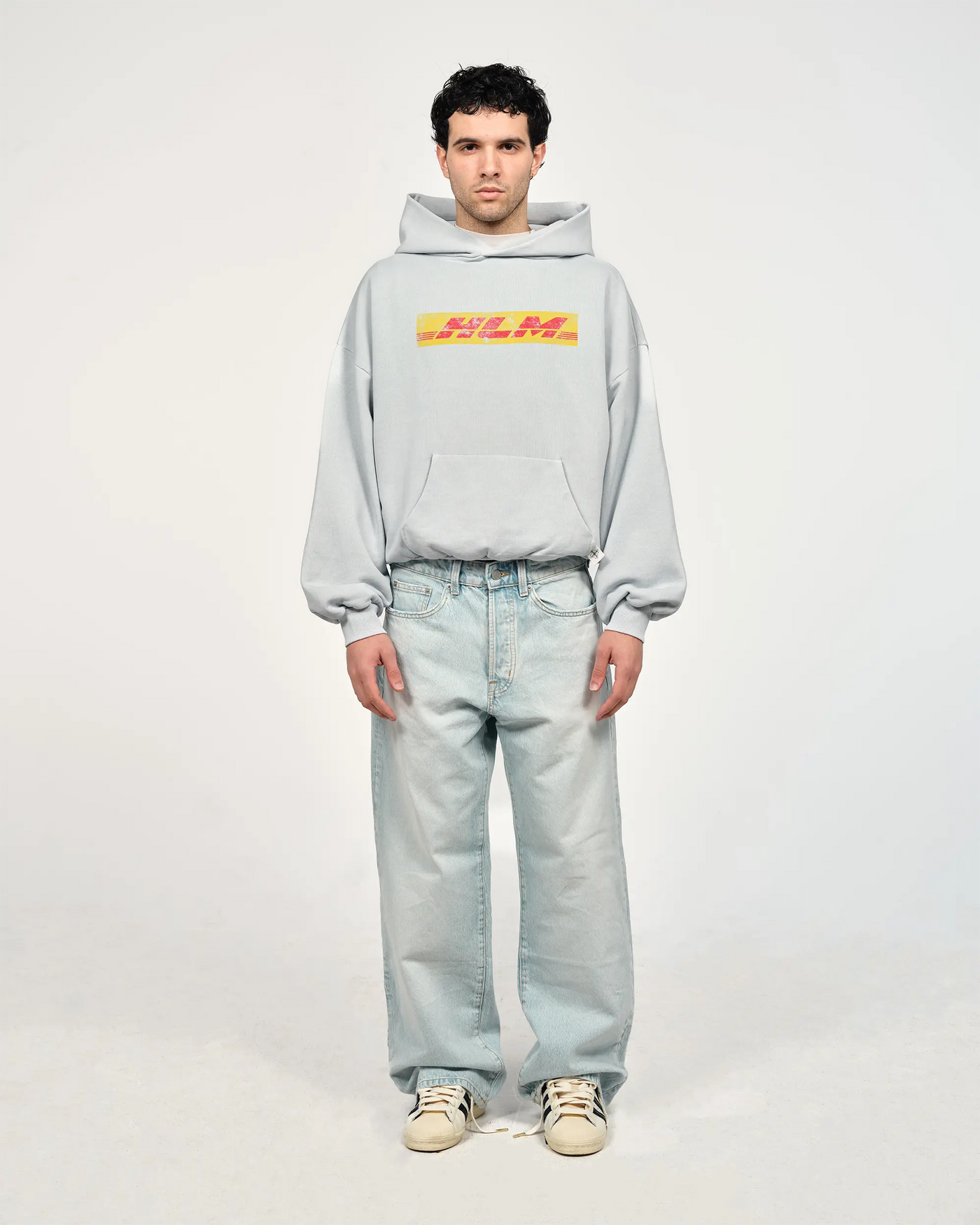 DELIVERY VINTAGE GREY HOODIE