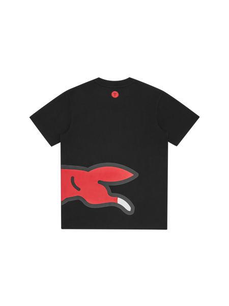 JUMBO RUNNING DOG T-SHIRT -BLACK