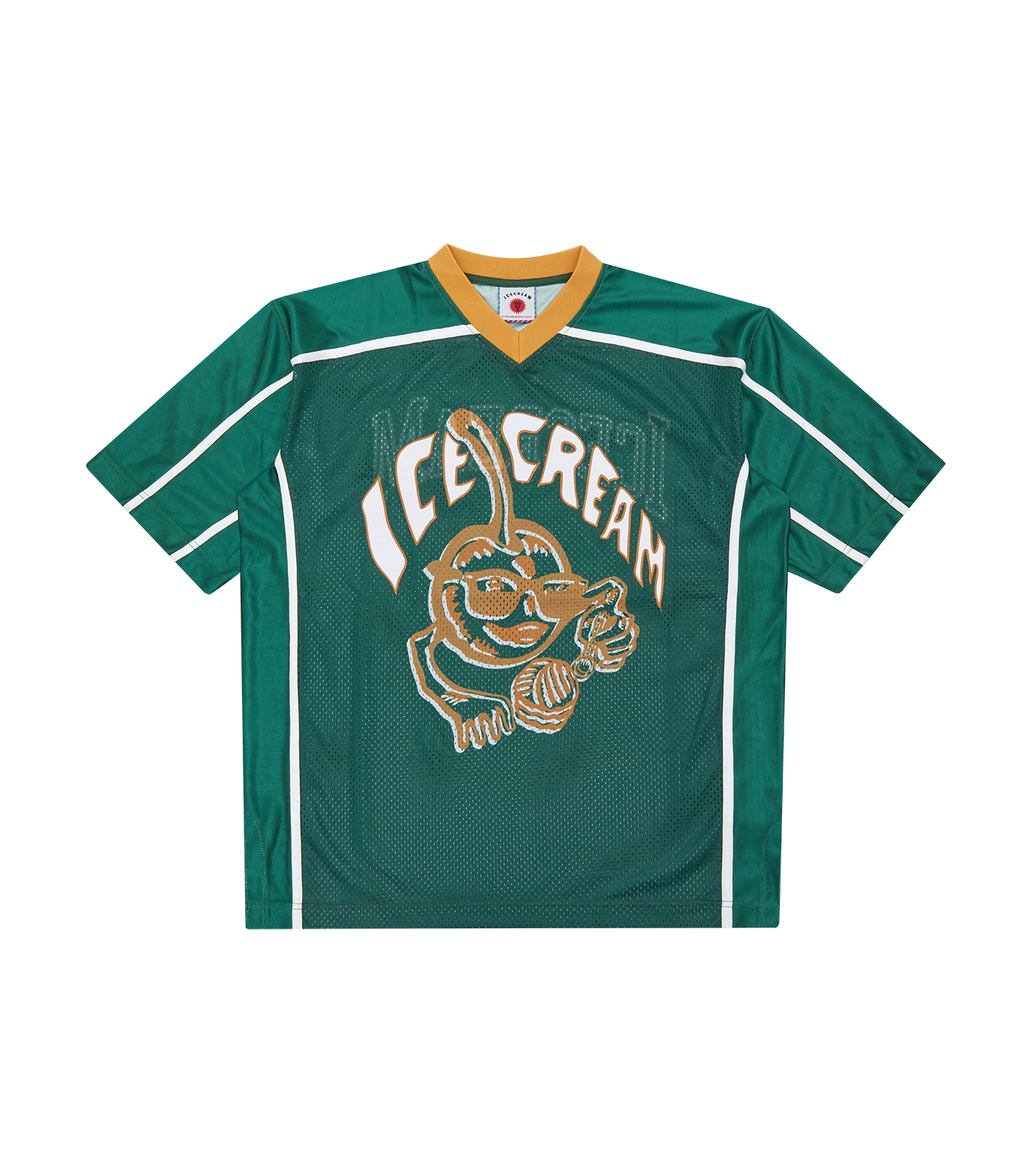 CHERRY APPLIQUE FOOTBALL TOP