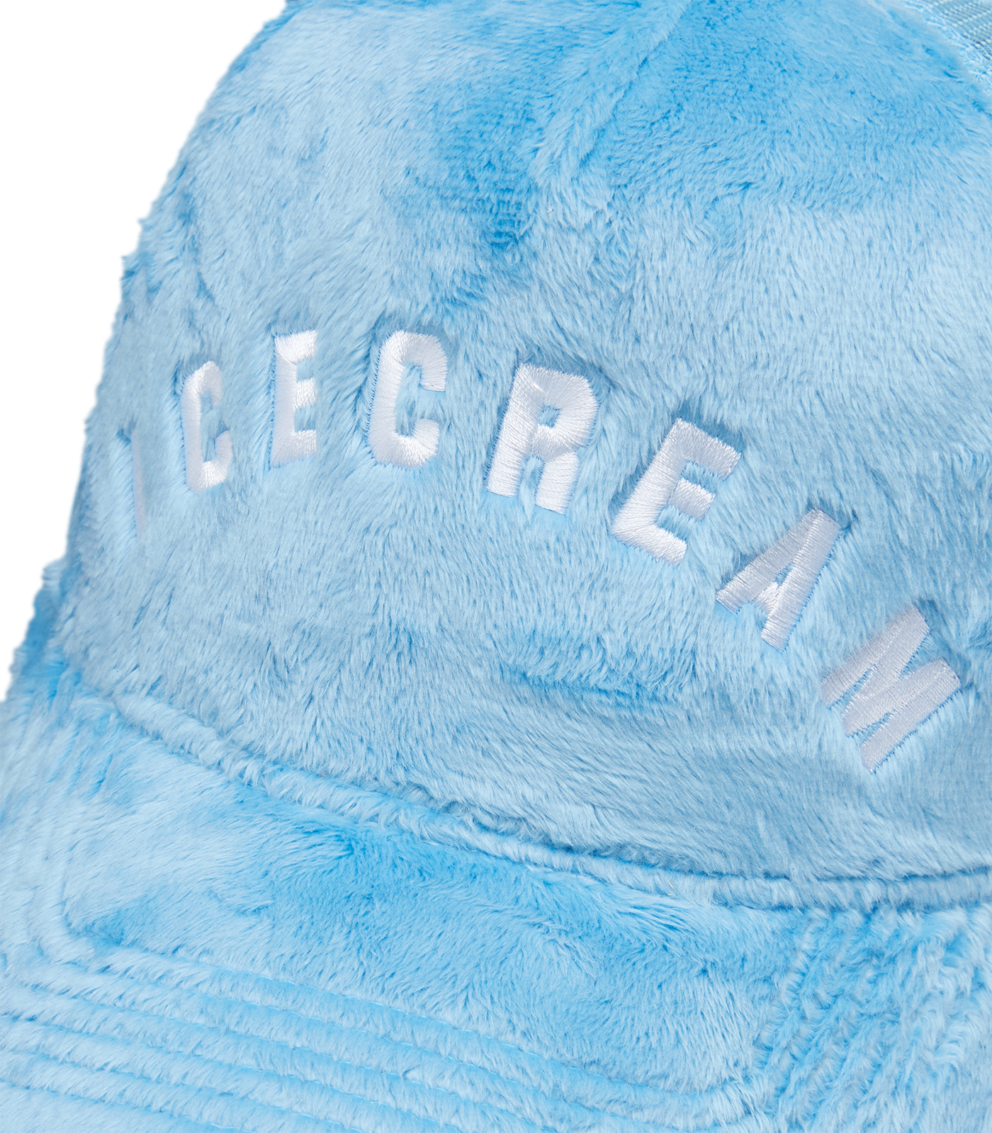FUR TRUCKER CAP - BLUE