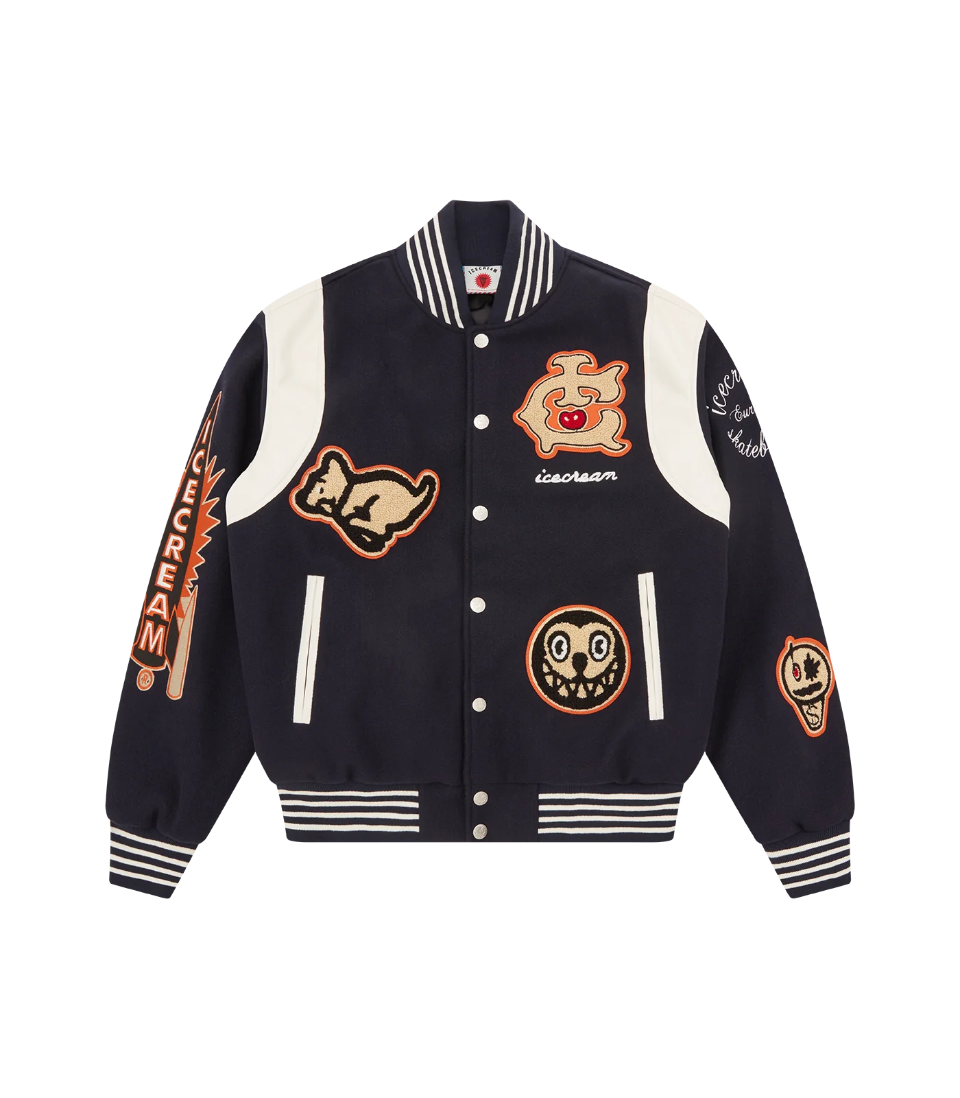 COLLEGIATE PATCH VARSITY JACKET