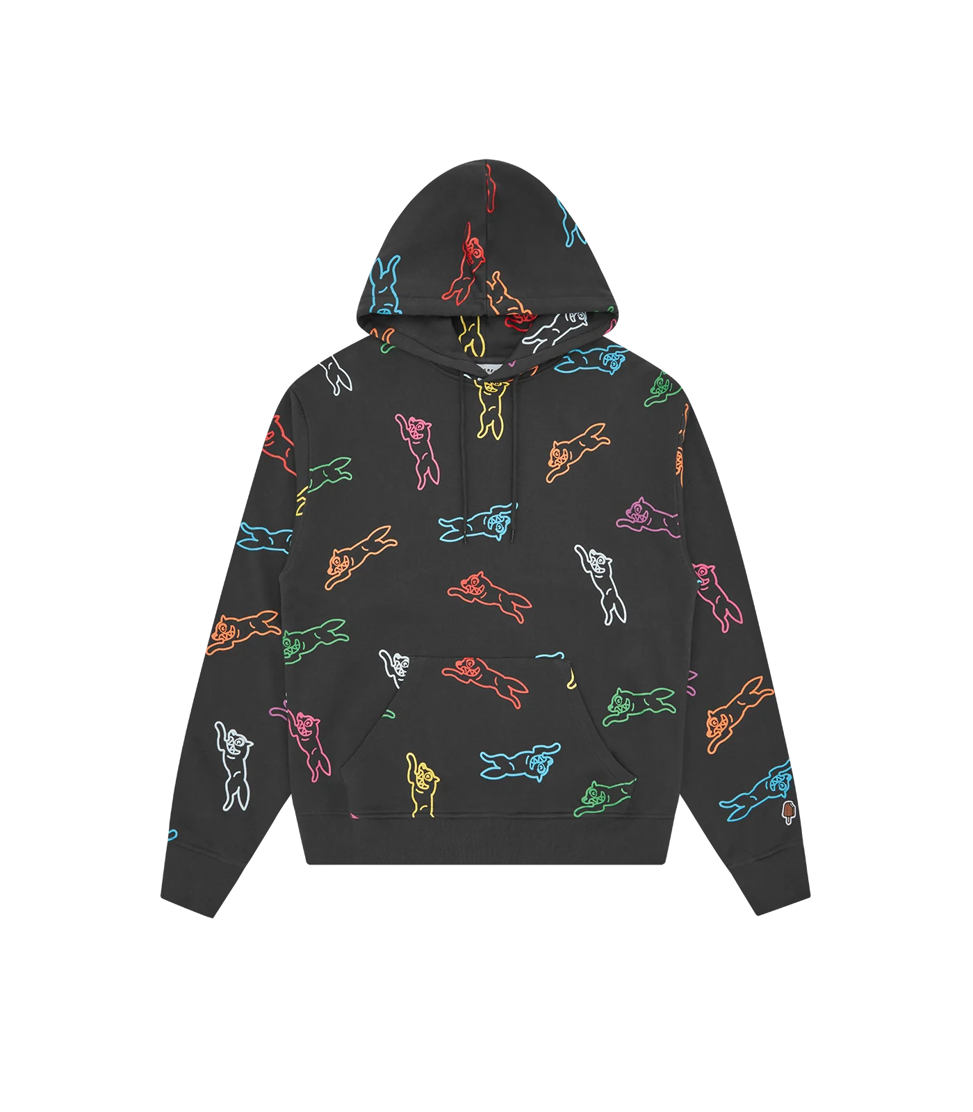 A/O RUNNING DOG POPOVER HOOD - CHARCOAL