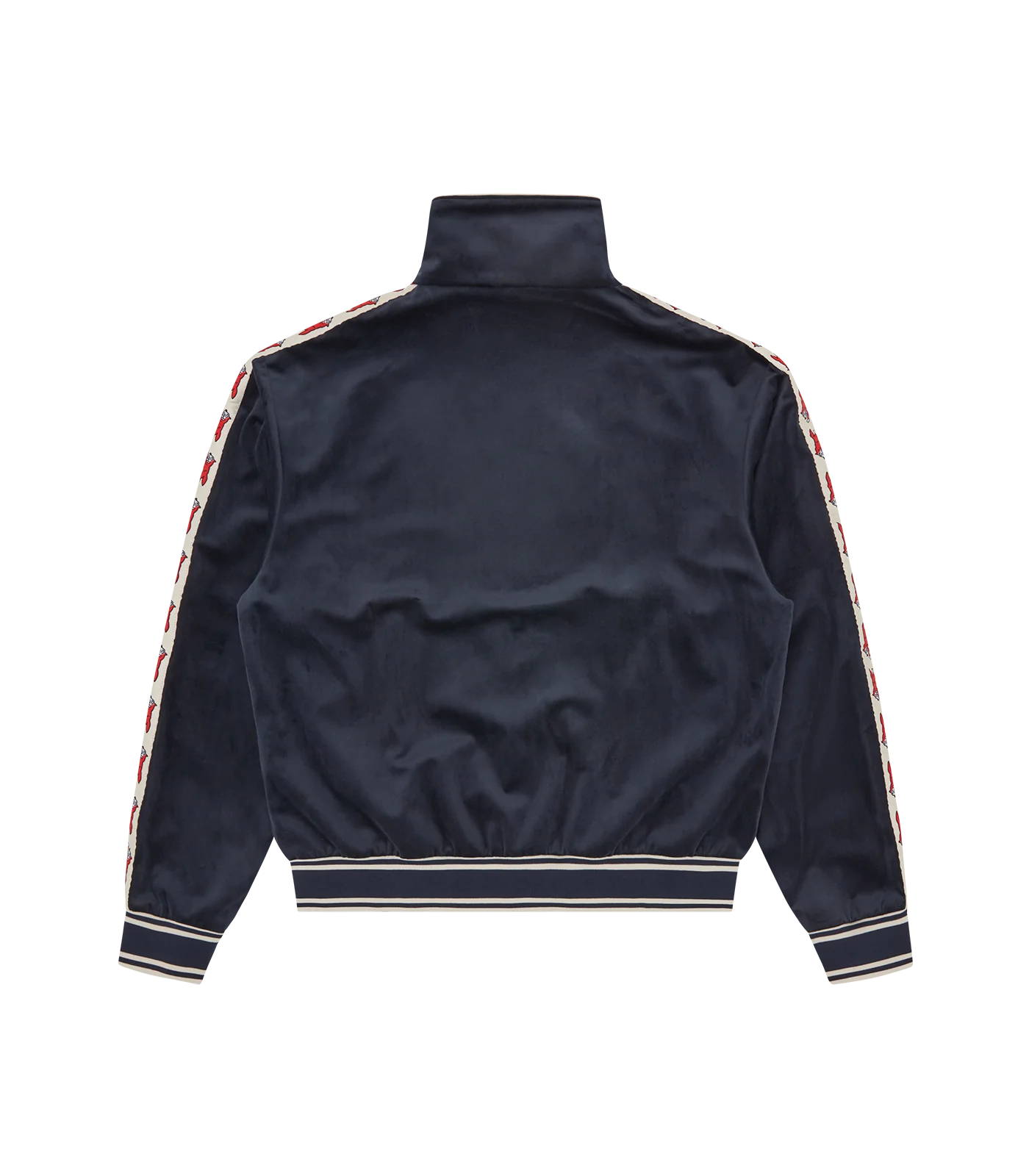 RUNNING DOG TAPED VELOUR TRACK TOP