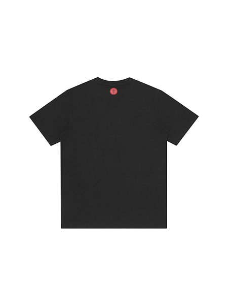 CHECKER RUNNING DOG T-SHIRT BLACK