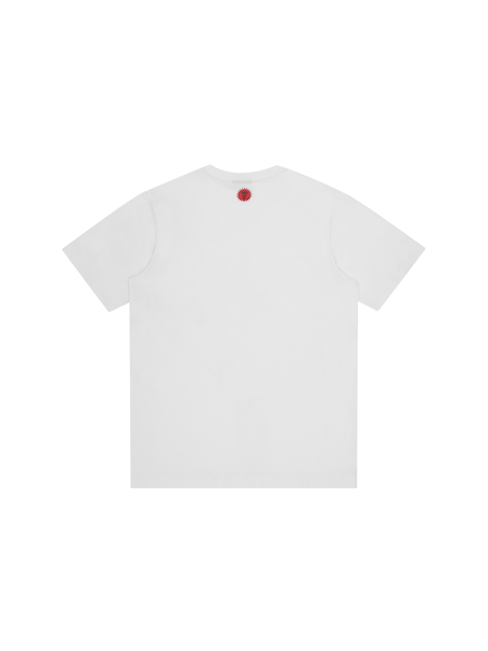 CHECKER RUNNING DOG T-SHIRT WHITE