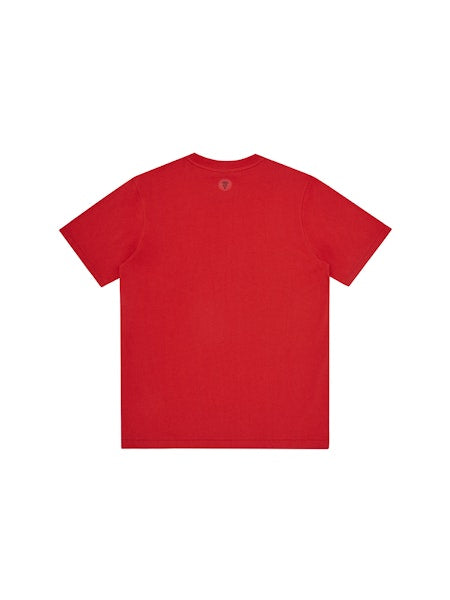 CHOC CHIP RUNNING DOG T-SHIRT-RED