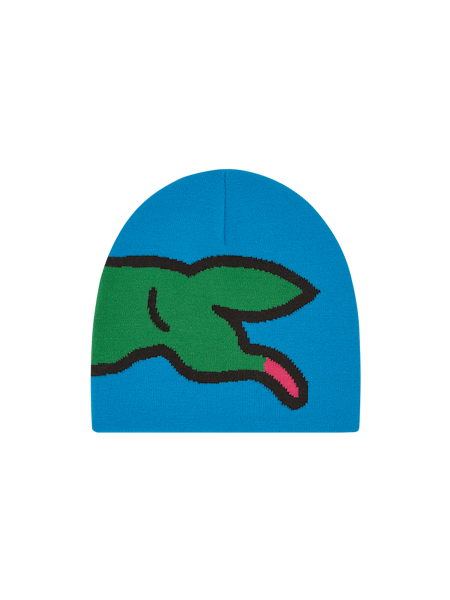 RUNNING DOG BEANIE-BLUE