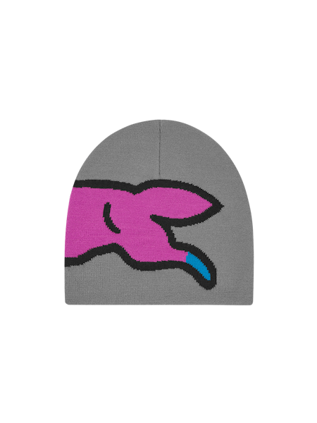 RUNNING DOG BEANIE-GREY