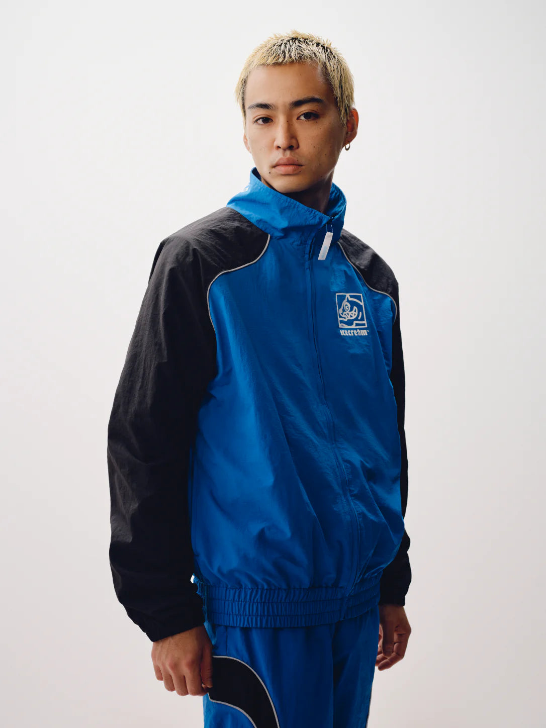 SOFT SERVE TRACK JACKET - BLUE