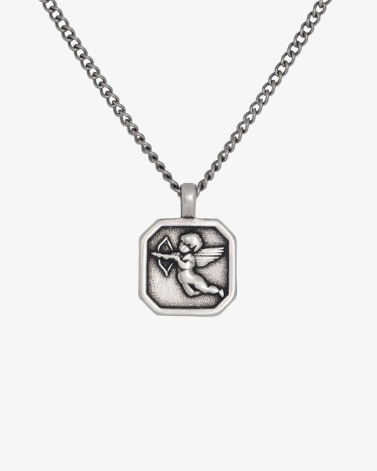SAVIOR SILVER NECKLACE