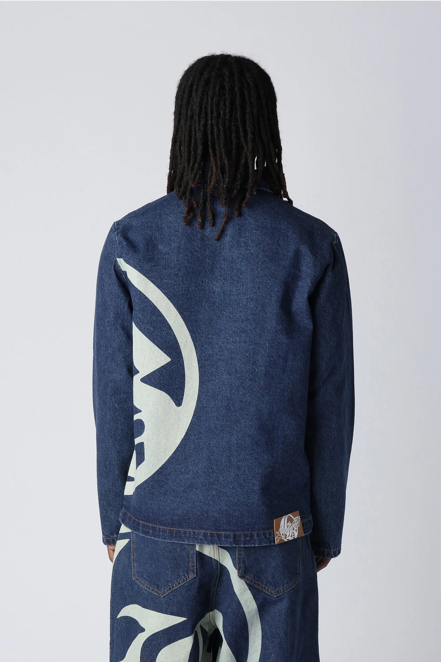LOGO DENIM JACKET - Dark Blue