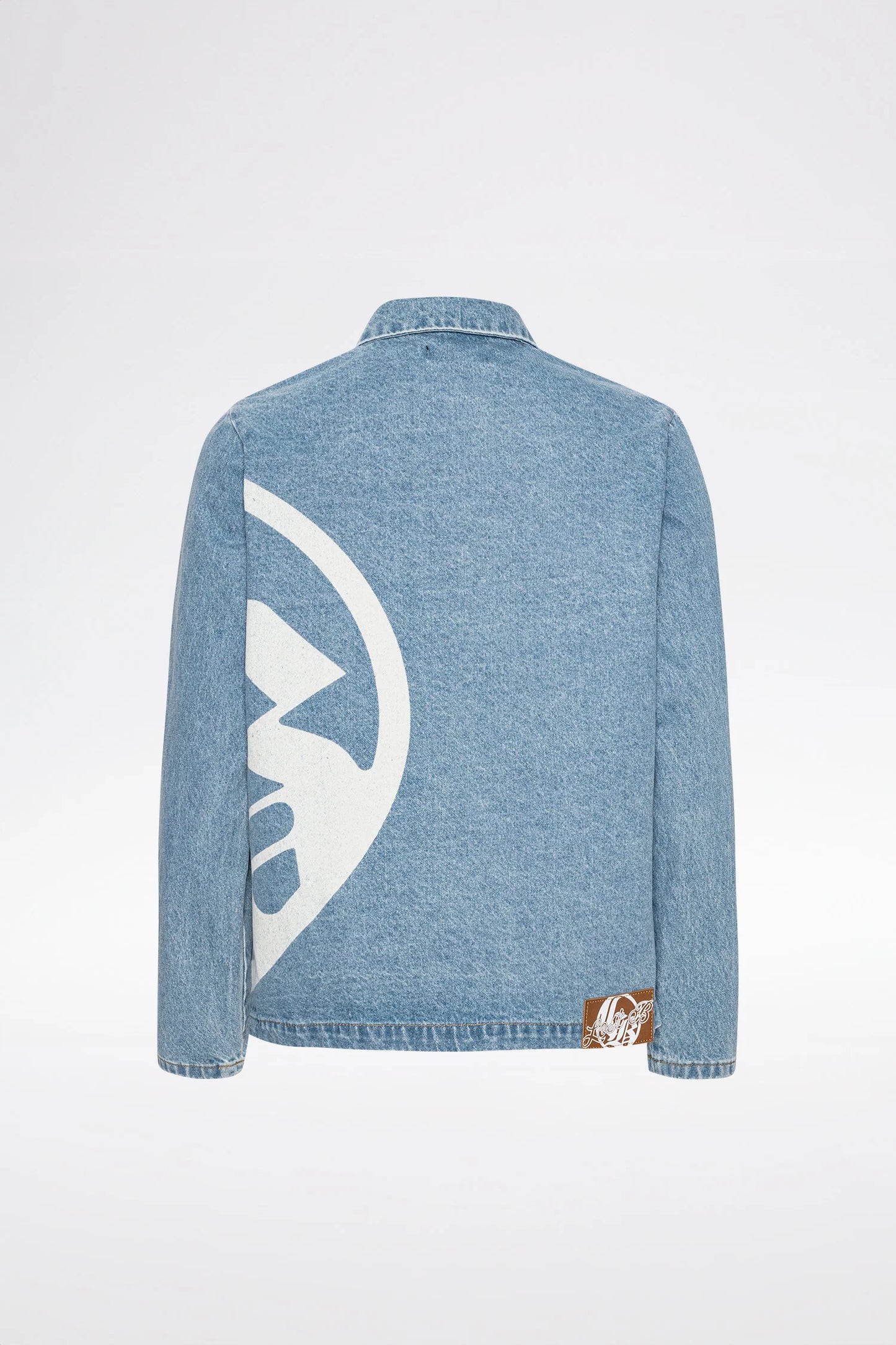 LOGO DENIM JACKET - Light Blue