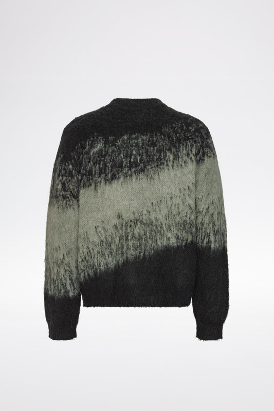 TEXTURED KNITWEAR - Black/Grey