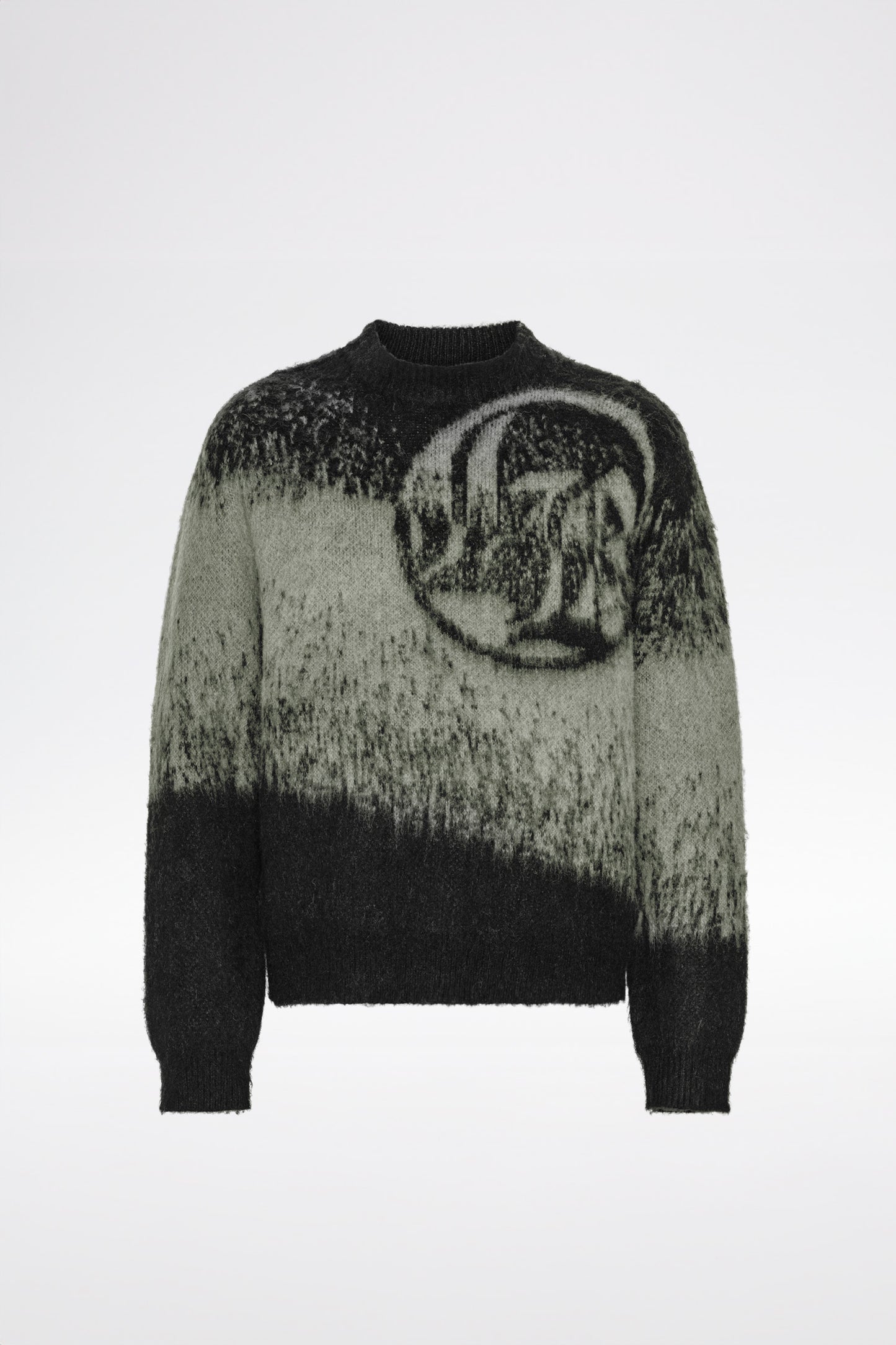 TEXTURED KNITWEAR - Black/Grey