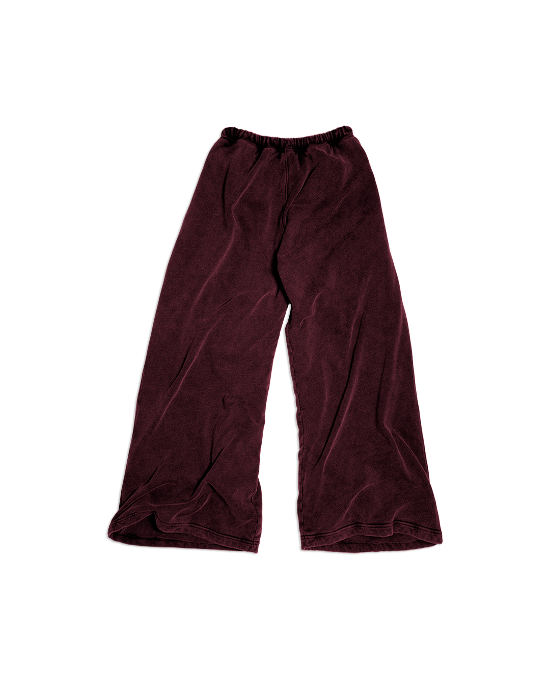 HEAVY-WEIGHT WASHED RED SWEATPANTS