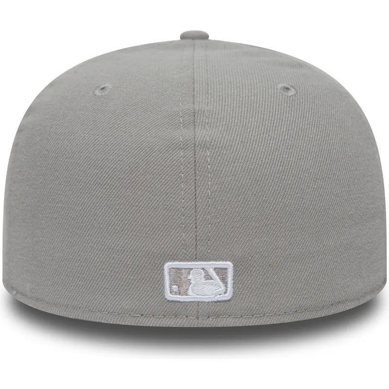 NEW ERA CAP-59FIFTY LA GREY/WHT