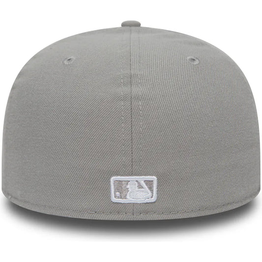 NEW ERA CAP-59FIFTY LA GREY/WHT