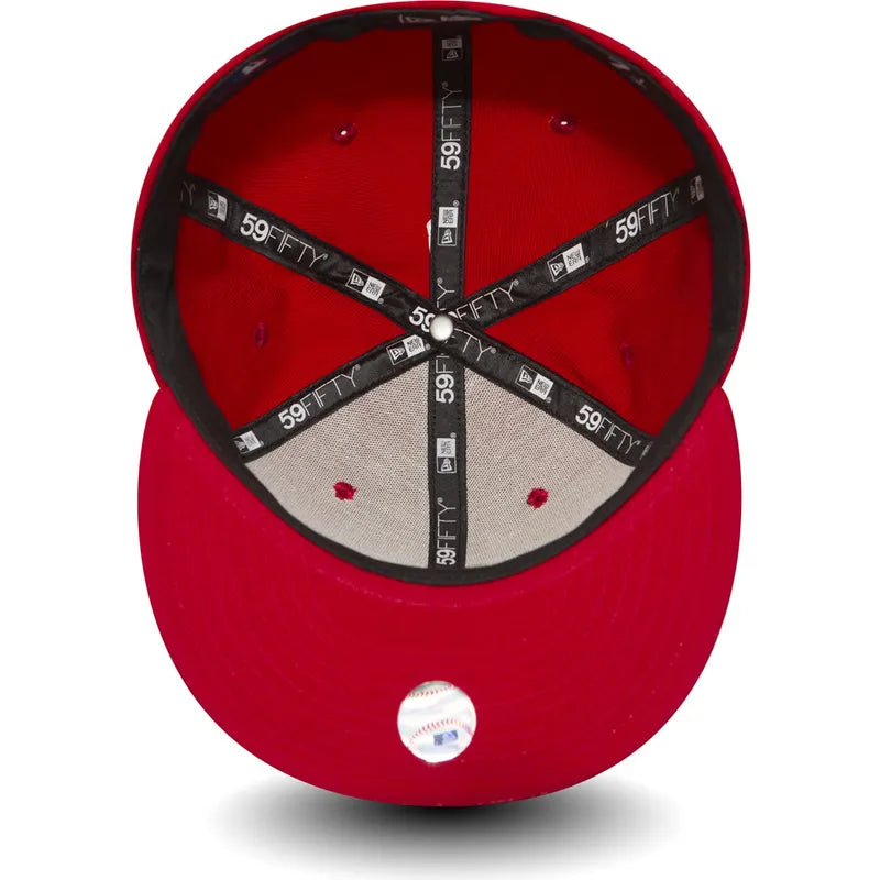 NEW ERA CAP-59FIFTY LA RED/WHT