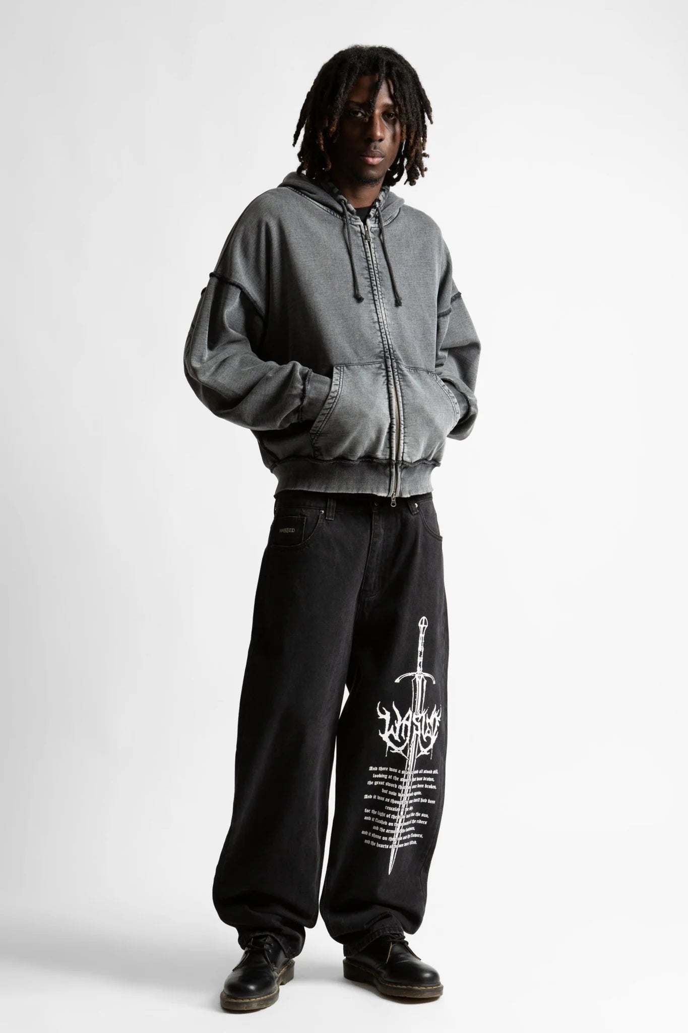 HOODIE KINGDOM CURVE FADED