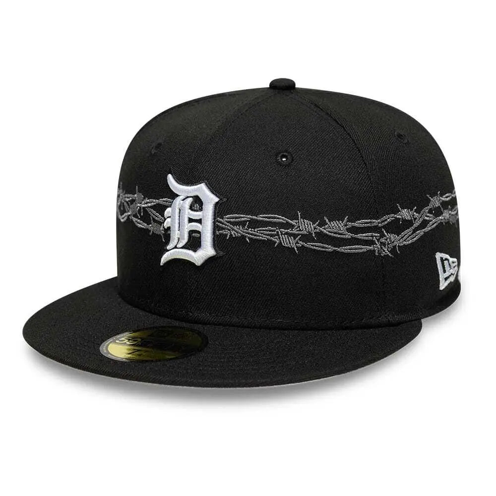 NEW ERA CAP-59FIFTY DETROIT TIGERS MLB BLK/WHT