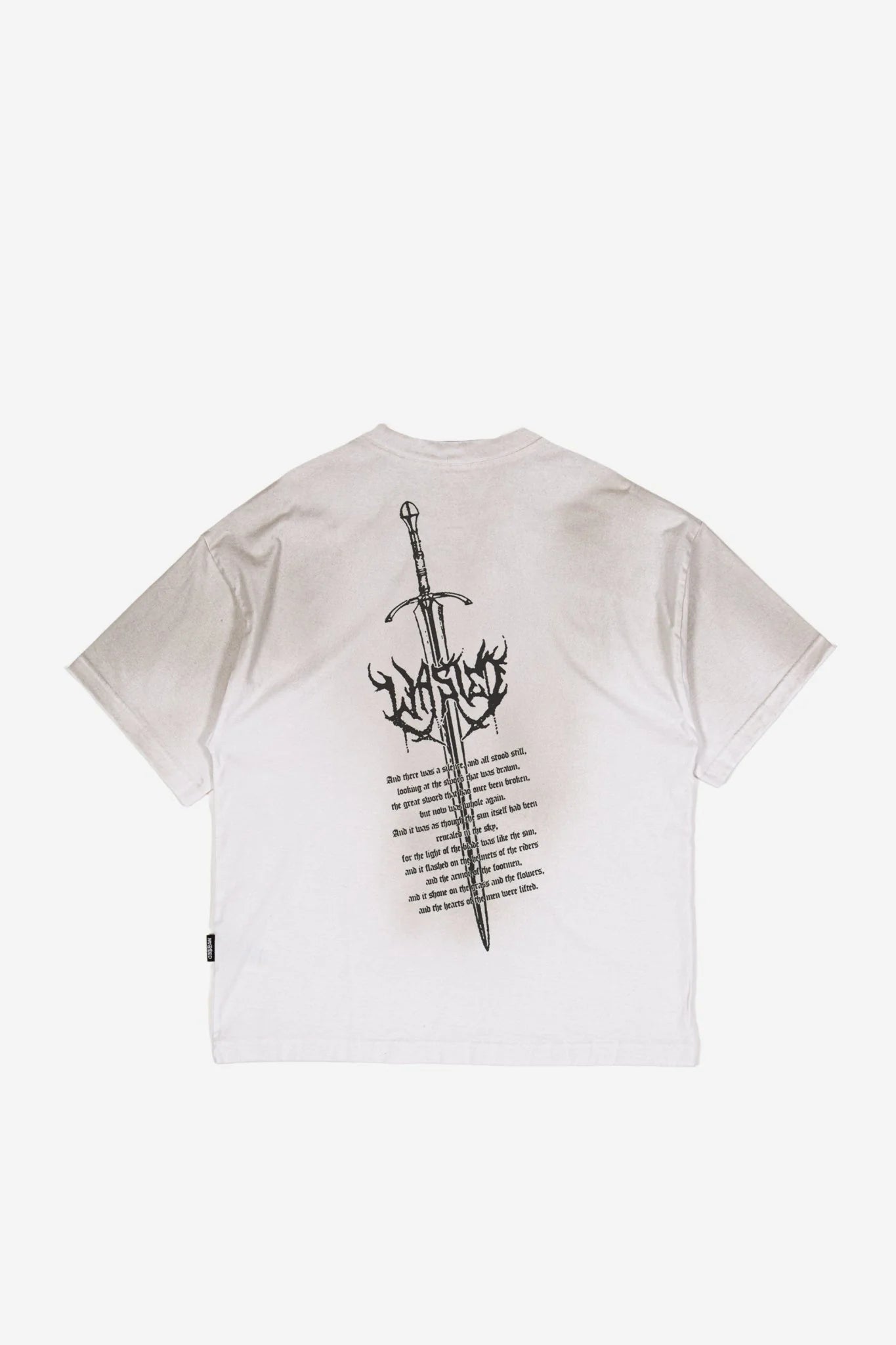 T-SHIRT BOXY SWORD WHITE