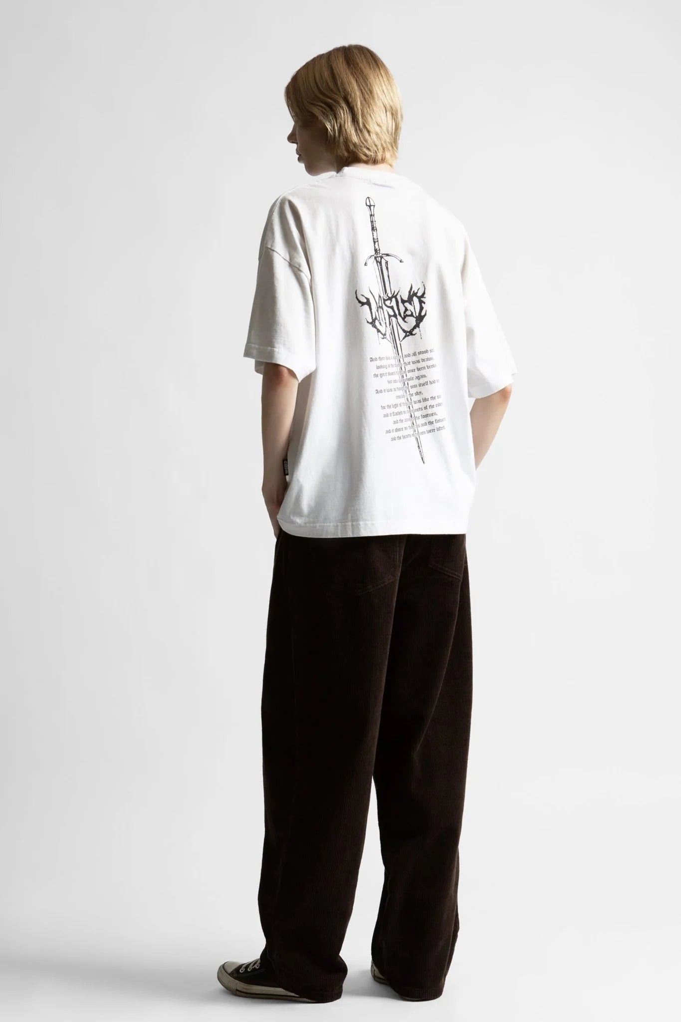 T-SHIRT BOXY SWORD WHITE