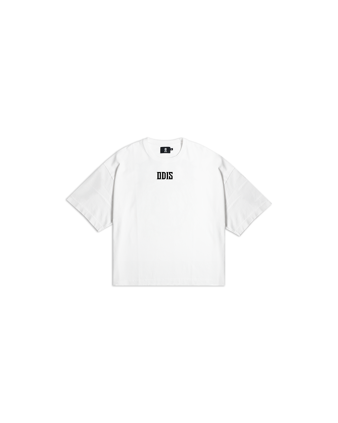 BLACK ON WHITE BOXY TEE