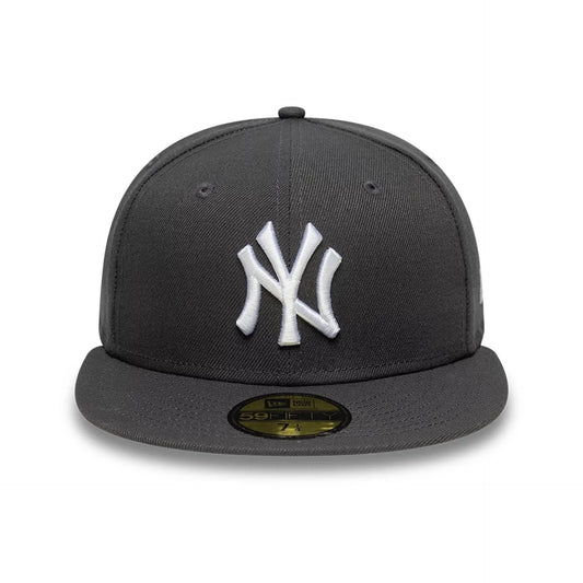 NEW ERA CAP-59FIFTY NY GRY/WHITE