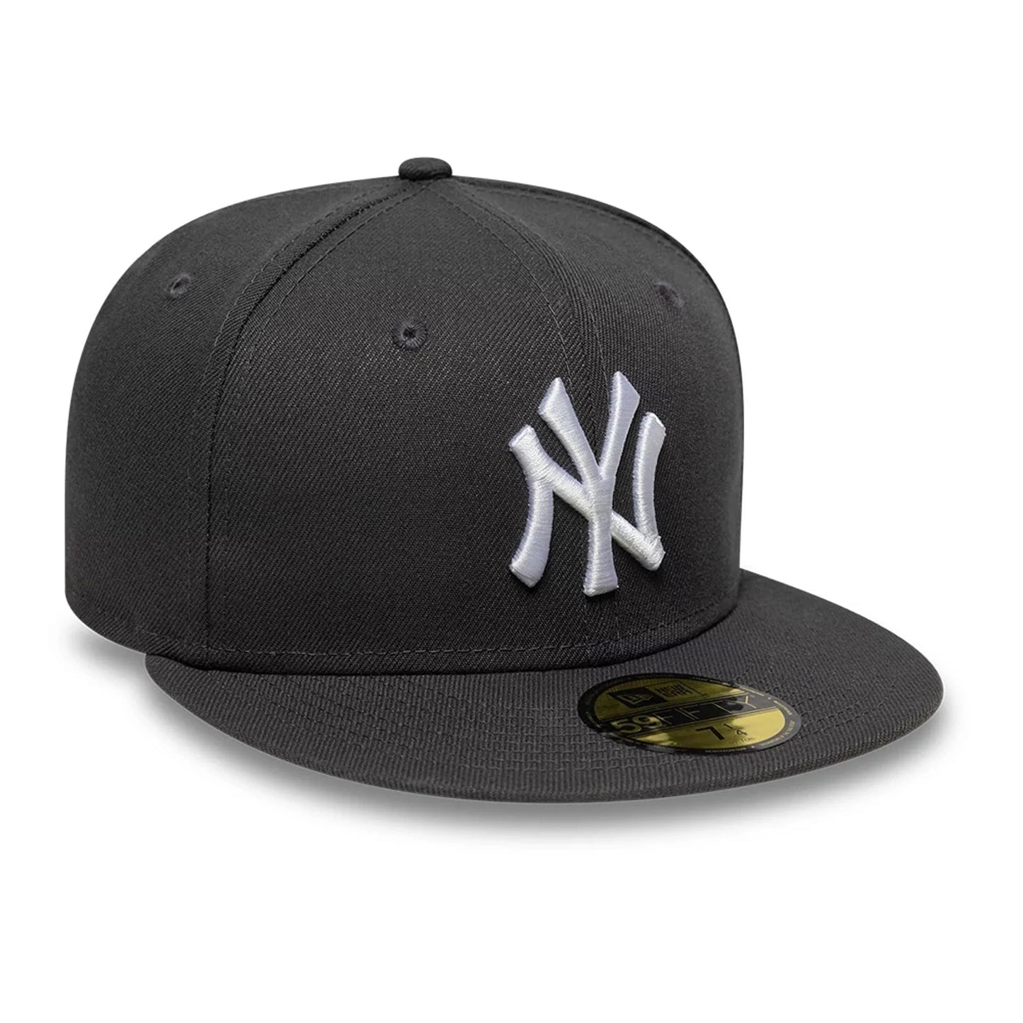 NEW ERA CAP-59FIFTY NY GRY/WHITE