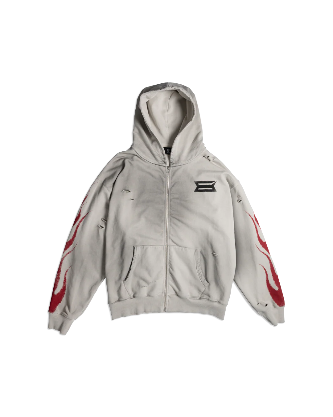 FUEL INJECTED BONE ZIP HOODIE
