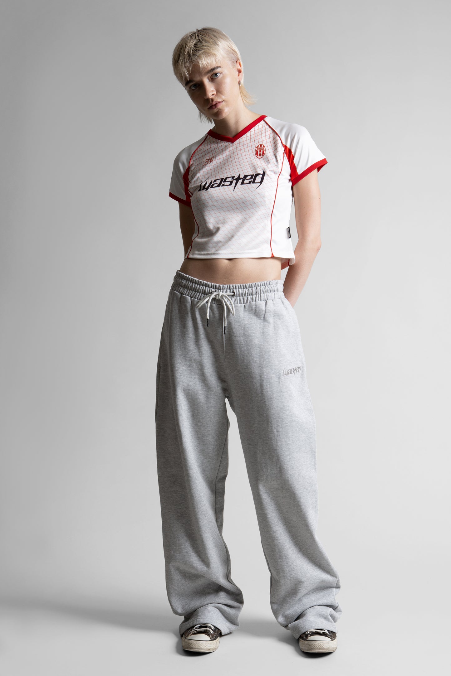 WOMENS-SPINE FOOTBALL JERSEY RED
