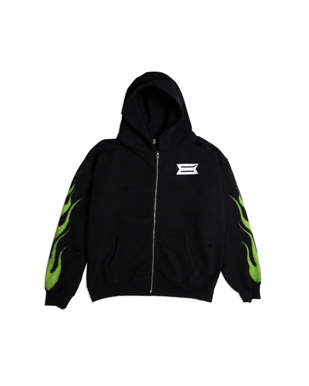 FUEL INJECTED BLACK ZIP HOODIE