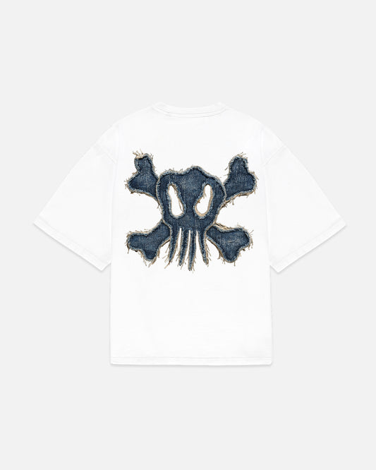 JEANS SKULL TEE